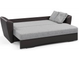 Диван прямой Амстердам Gray+экокожа Brown М от производителя