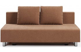 Диван еврокнижка прямой Парма Комфорт велюр max Brown М
