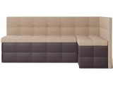 Диван кухонный угловой Домино Beige+Brown недорого