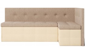 Угловой диван кухонный Домино 2 Beige