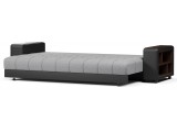 Диван прямой Дубай Gray 2 рогожка+экокожа от производителя