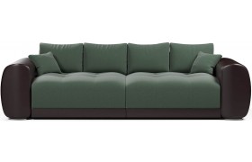 Диван кожаный прямой Pesaro Green