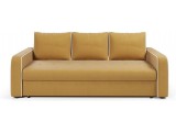 Диван прямой Атланта 9 с кантом Yellow недорого