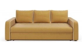 Прямой диван Атланта 9 с кантом Yellow