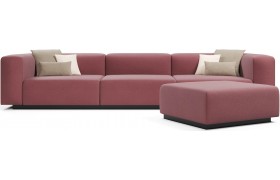 Прямой диван модульный Наполи 2 Berry