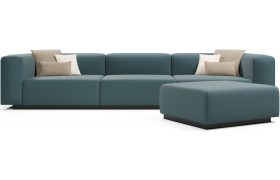 Прямой диван модульный Наполи 2 Lagoon