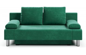 Диван еврокнижка прямой Парма велюр Bingo Green