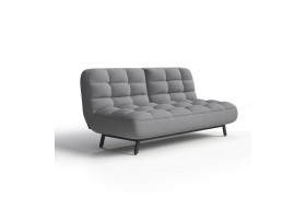 Диван прямой Bricks серый / трикотаж