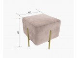 Пуф квадратный GOLD распродажа