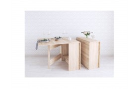 Кухонный стол книжка, дуб сонома