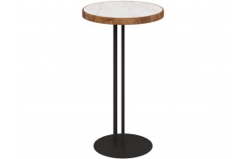 Журнальный стол Придиванный Кальяри лайт/вяз браун/черный