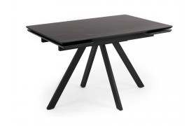 Стол на кухню Вилли 120(180)х80 shakespeare black / черный Керамический
