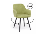 Инфини 360 зеленый (ocean 013) / черный Стул на металлокаркасе недорого