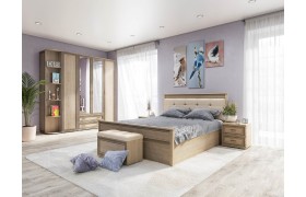 Спальня Ливорно в цвете Дуб Сонома