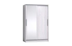 Шкаф-купе с зеркалом Strike 1350 Ясень Анкор