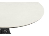 Вивиен 90 carmen light grey / черный Керамический стол купить