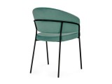 Лео зеленый brandy light 10 / черный Стул на металлокаркасе распродажа