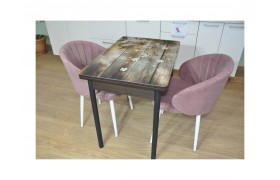 Обеденная группа Симпл фотопечать Цветы на досках №12