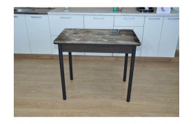 Кухонный стол обеденный раздвижной Нью йорк фотопечать / Цветы на досках