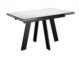 Стол DikLine SKM110 Керамика Белый мрамор/опоры черные недорого