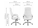 Monte белое Компьютерное кресло фото