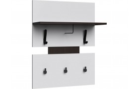 Вешалка Модена МВ-30 белый/венге