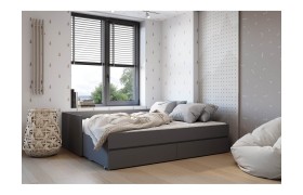 Кровать трансформер Симпл 51, графит