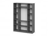 Шкаф распашной с наполнением (11 полок + штанга) ШК 5 (1600), Гр купить
