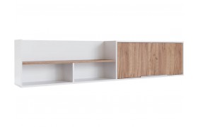 Полка навесная Малави МПН-2 дуб крафт табачный/белый глянец