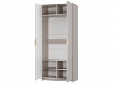 Шкаф 2-х створчатый Пандора ШК-04 Кашемир/MF03 с антресолью от производителя