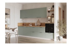Кухонный гарнитур КГ 3000 Эмаль, Олива Арника РМ