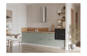 Кухонный гарнитур КГ 3000 Эмаль, Олива Арника РМ в.6