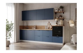 Кухонный гарнитур КГ 3000 ПВХ, Ежевика Арника РМ