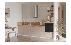 Кухонный гарнитур КГ 3000 Эмаль, Крем Арника РМ в.6