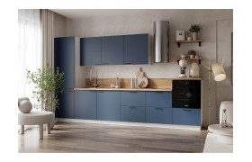 Кухонный гарнитур КГ 3600 ПВХ, Ежевика Арника РМ в.11