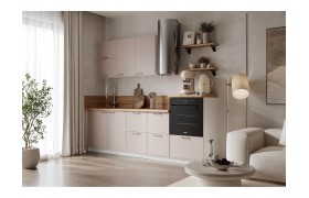 Кухонный гарнитур КГ 2550 ПВХ, Магнолия Арника РМ в.5