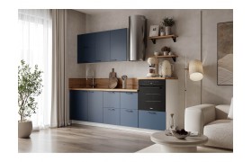 Кухонный гарнитур КГ 2550 ПВХ, Ежевика Арника РМ в.5