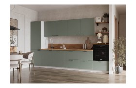 Кухонный гарнитур КГ 3600 Эмаль, Олива Арника РМ в.7