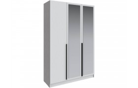 Шкаф Мадрид (1,5) с зеркалом, Белый