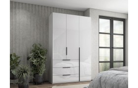 Шкаф 3-х дверный с ящиками, 135 см Люкс