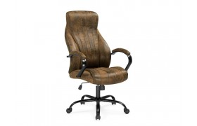 Кресло Raker коричневый / черный Офисное