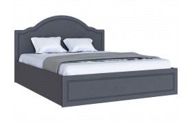 Кровать 1,6 с ортопед. основанием Апполия, Графит /Лунный