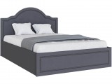 Кровать 1,4 с ортопед. основанием Апполия, Графит серый/Лунный к недорого