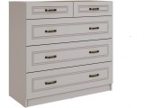 Комод с 5-мя ящиками Апполия, Кашемир/Сантьяго софт недорого