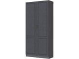 Шкаф 2-х створчатый Апполия, Графит серый/Лунный кратер недорого