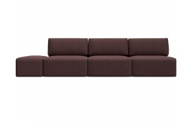 Диван прямой модульный с пуфом Лига-060 НПБ Лонг