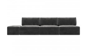 Диван прямой модульный с пуфом Лига-060 НПБ Лонг