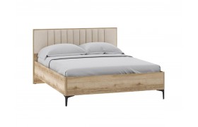 Кровать НМ 040.54 ПМ Арден, Велюр Вивальди 4/Дуб Делано