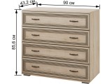 Ливорно Комод ЛК-20 дуб сонома от производителя