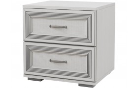 Прикроватная тумба Ливорно ЛТ-20 ясень анкор светлый патина сере